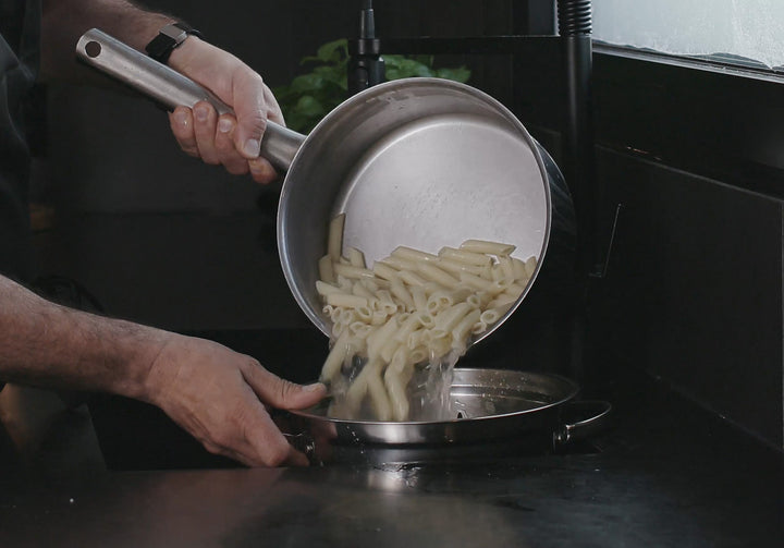 How to strain pastas